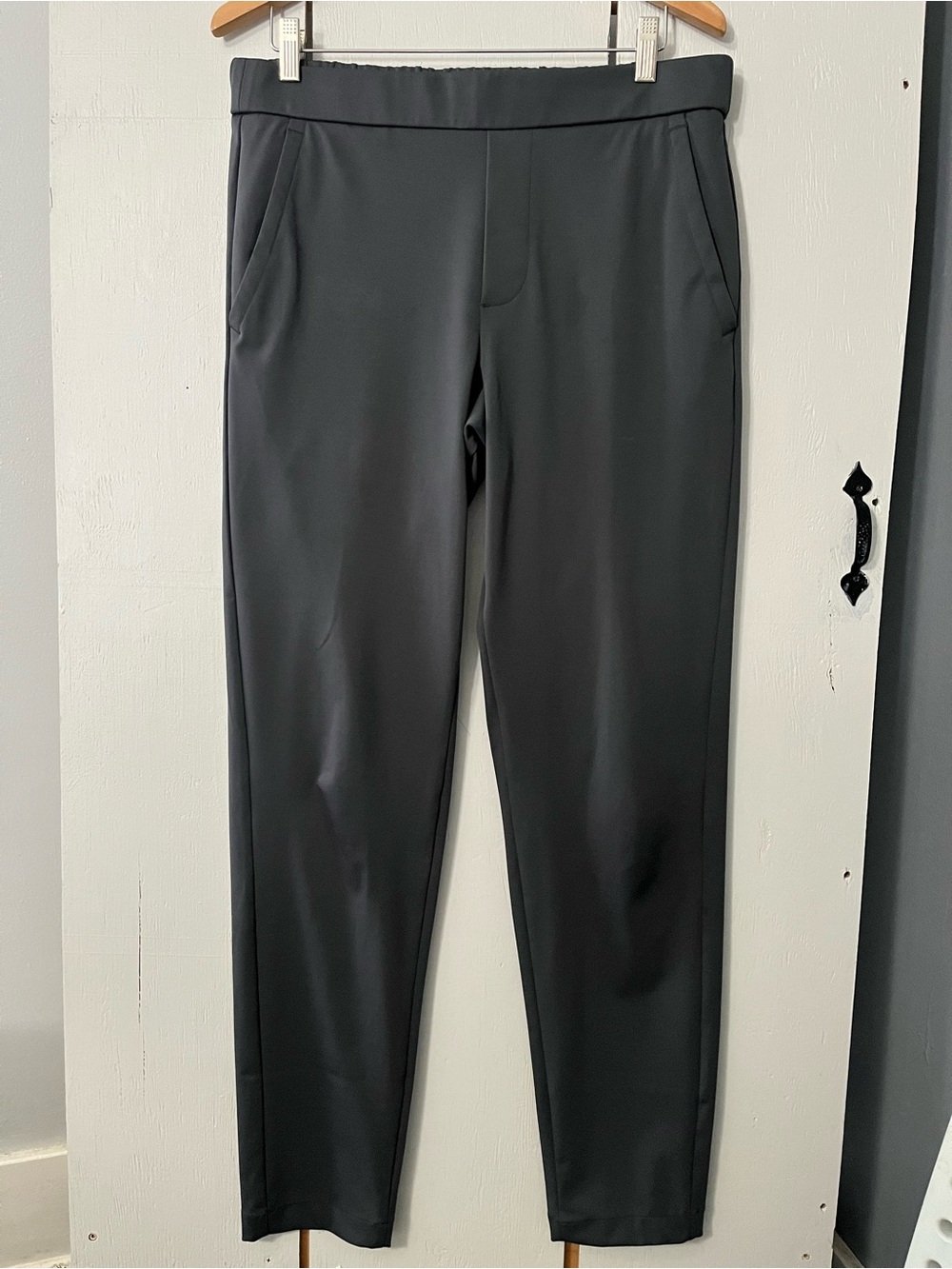 Bonobos Jogger Pants Mens Medium Gray Elastic Waist Tapered Casual